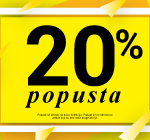 -20% popusta na SVE!