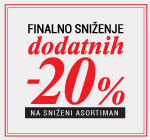 Dodatnih -20% na sezonsko sniženje