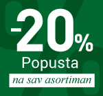 -20% popusta na SVE!