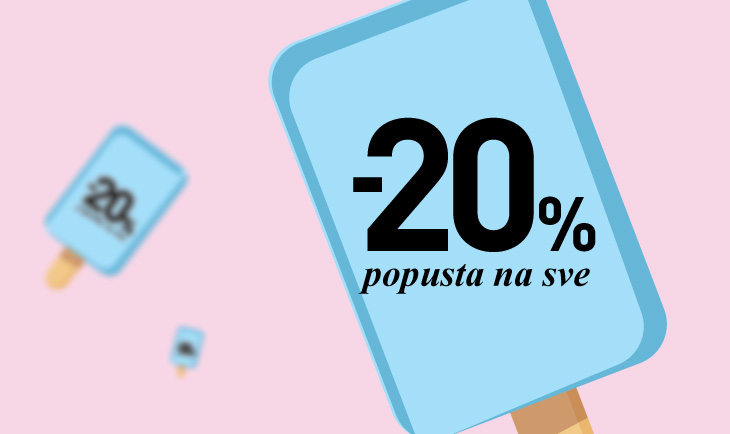 -20% popusta na SVE!