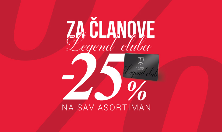 Za članove LC kluba dodatnih -20% na sav asortiman!