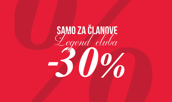 Samo za članove LC kluba -30%!