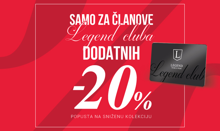 Dodatnih -20% za članove LC kluba!