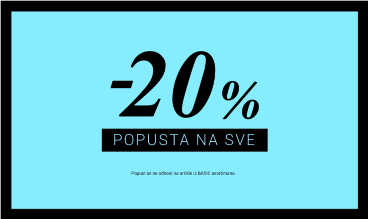 -20% na SVE!