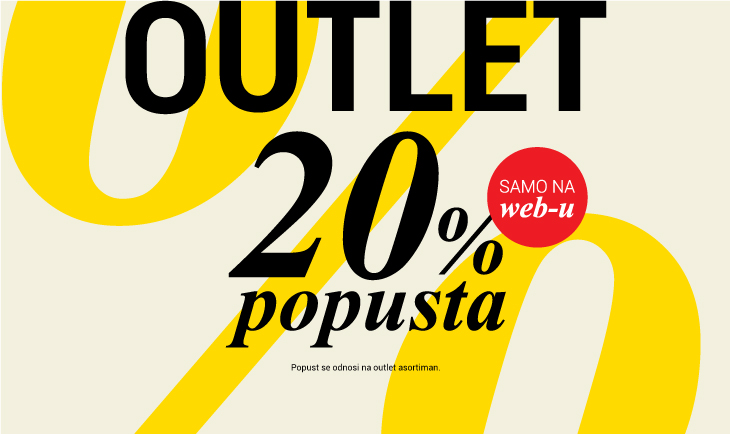 20% na outlet sekciju