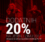 Dodatnih -20% na WEB shop-u