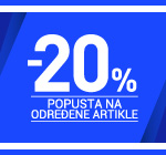 -20% popusta na određene artikle